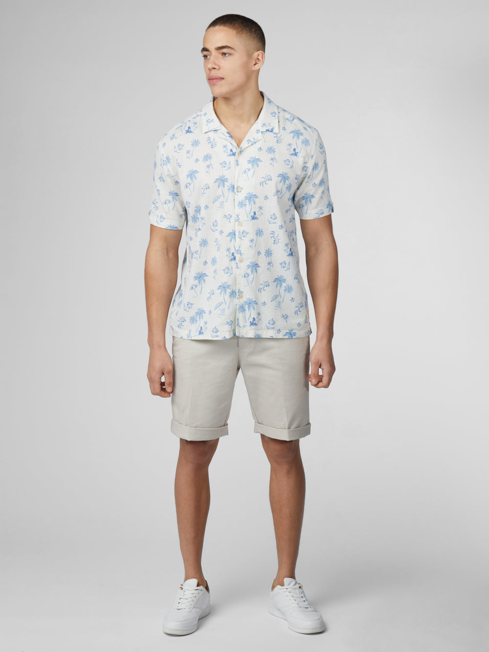 Chemises Ben Sherman Signature Resort Blanche | DRH-85361298